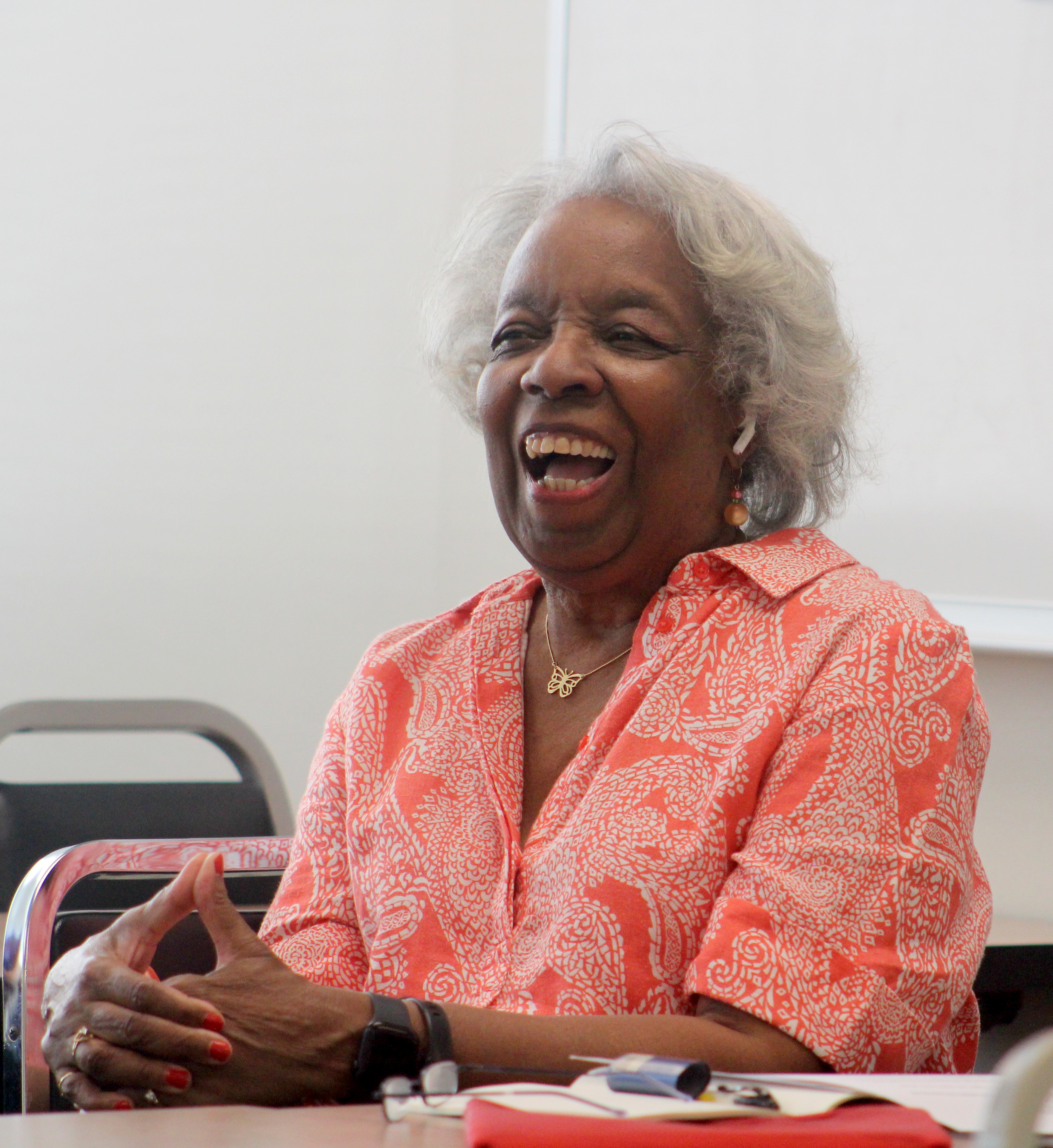 Enjoying a Lifelong Learning class at Temple Center City