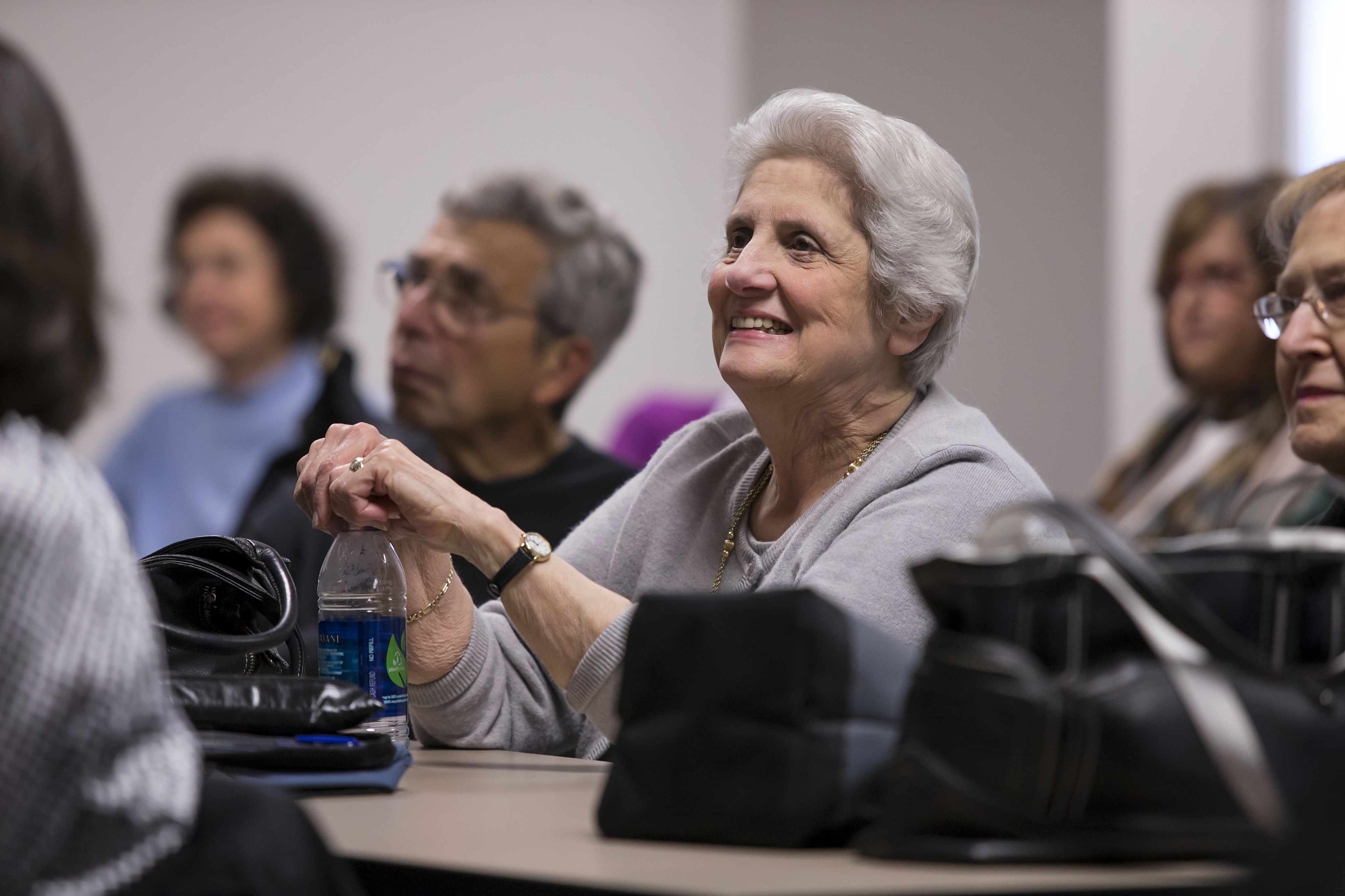 OLLI member enjoying a class