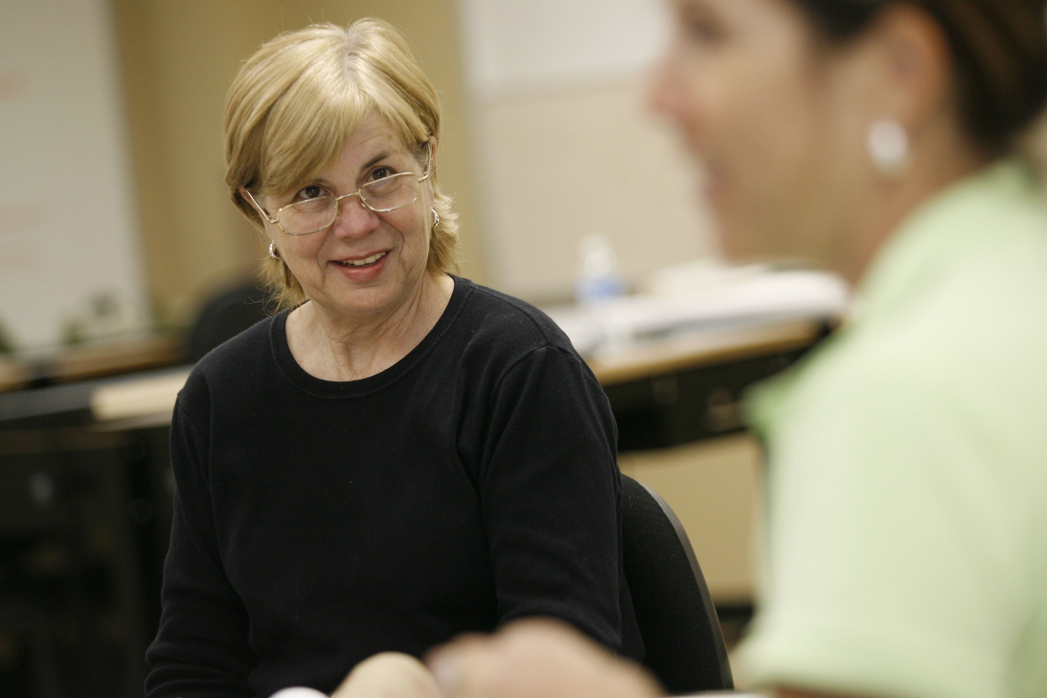 OLLI member enjoying a class