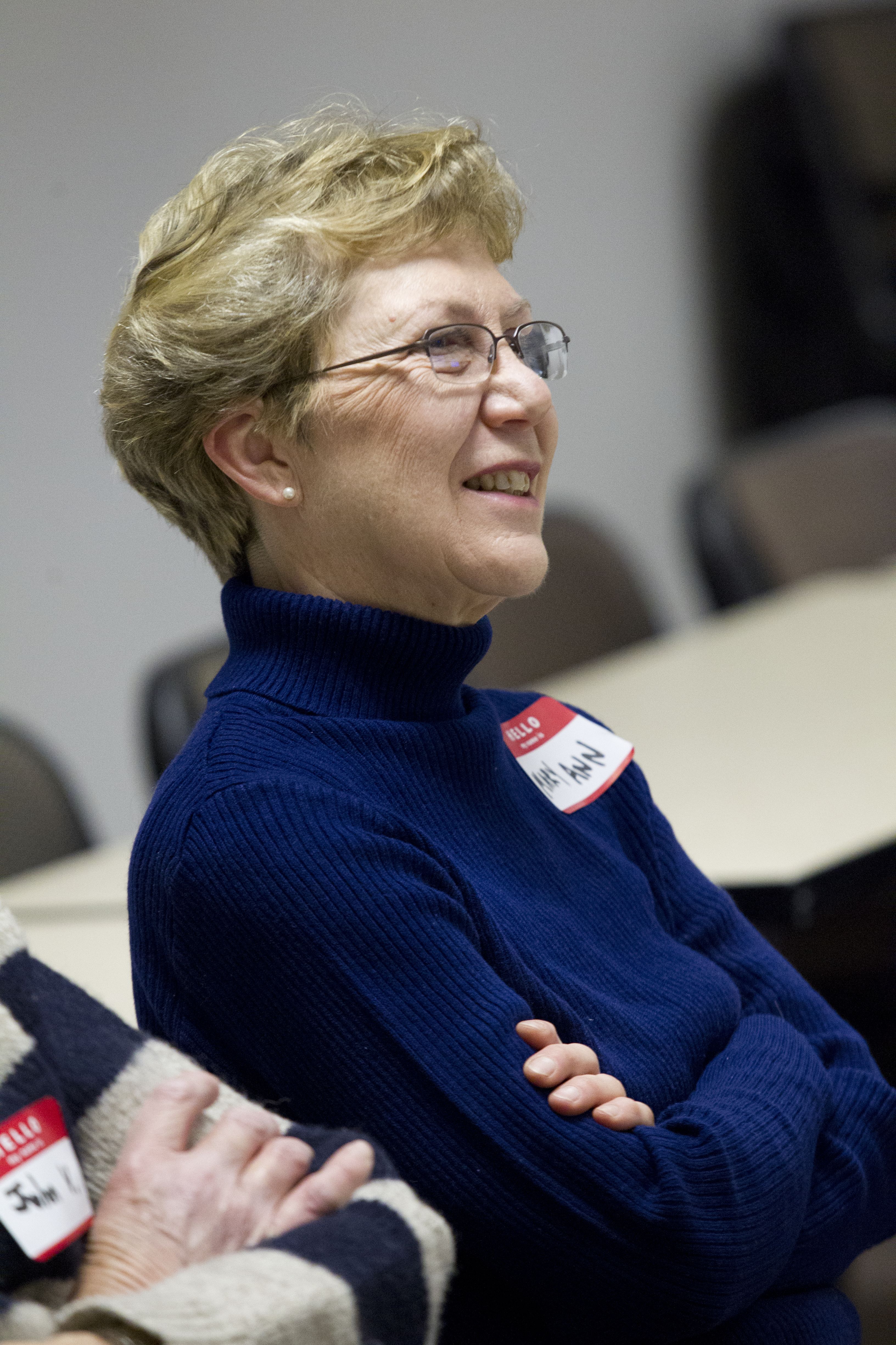 OLLI member enjoying a class